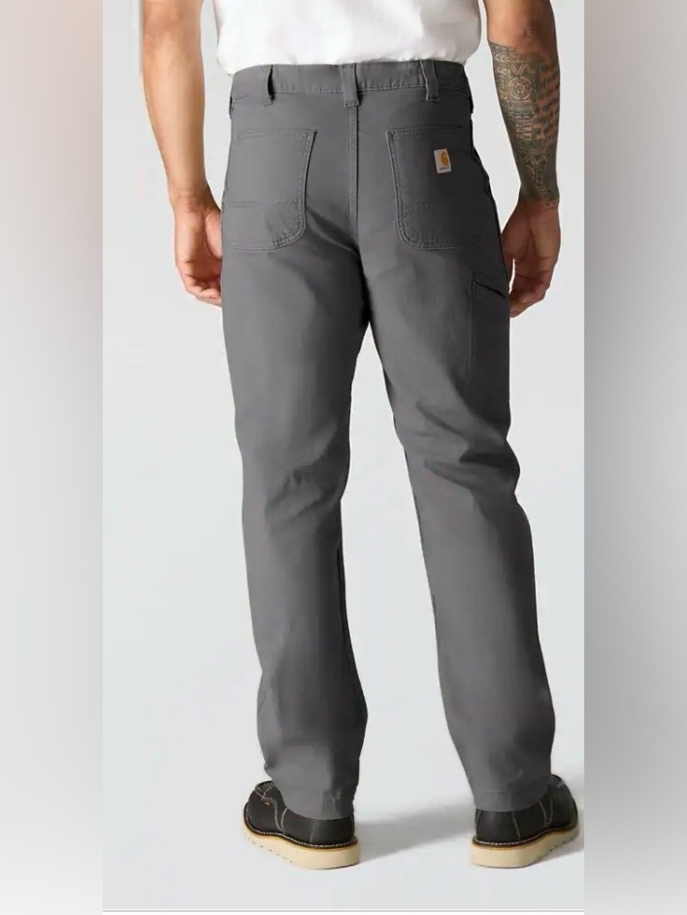 Carhartt Men's Straight Rigby Dungaree in Gray - Picture 2 of 8